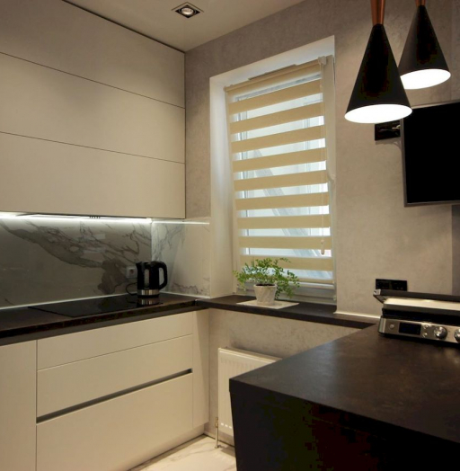 Белый кухонный гарнитур-Кухня МДФ в ПВХ «Модель 300»-фото8